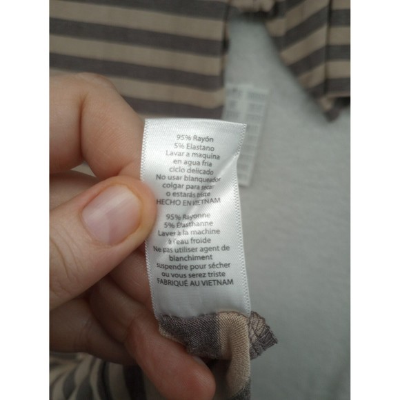 LuLaRoe NWT Julia Dress Size XS Taupe/Beige Stripes Casual Stretch Bodycon Fit - Picture 15 of 16